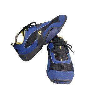 Piloti Driving Shoes Sporty Monterey Blue Suede Yellow Black Rubber-Soles